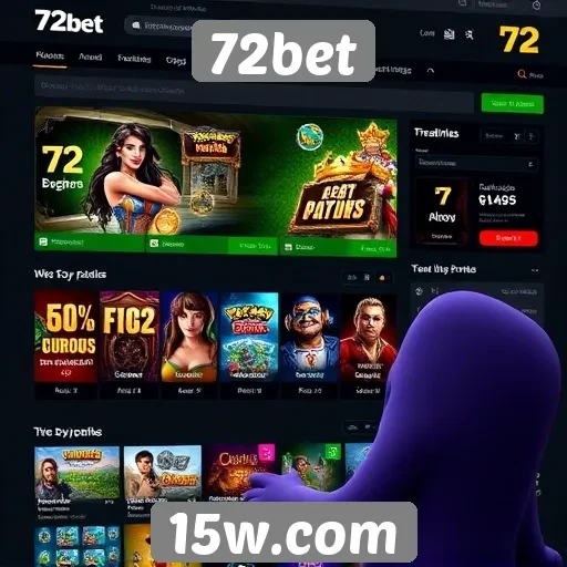 Experiência do usuário no site 72bet